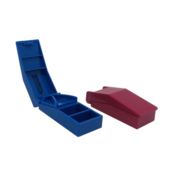 Pill Case with Cutter... from ASI 85620 H M Schmidt Co Inc