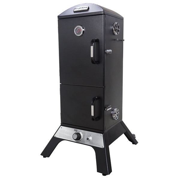 A propane smoker featuring 4 cubic feet of overall cooking capacity... from ASI 61966 HPG / Beacon Premium Brands