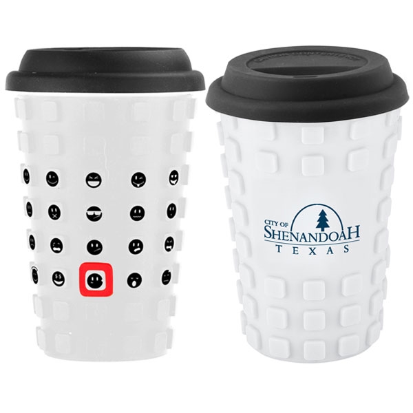 Sili Square Ceramic Cup with Faces... from ASI 57800 Gordon Sinclair / Gordon Sinclair®