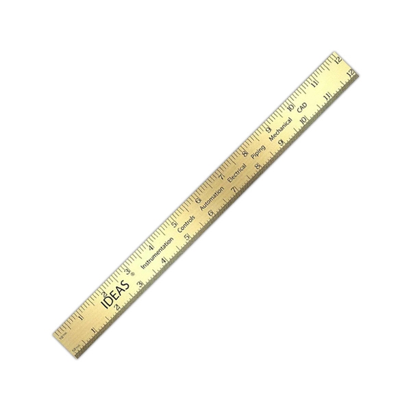 Brass ruler, 12" x 1".... from ASI 53430 Executive Line / Executive Line™