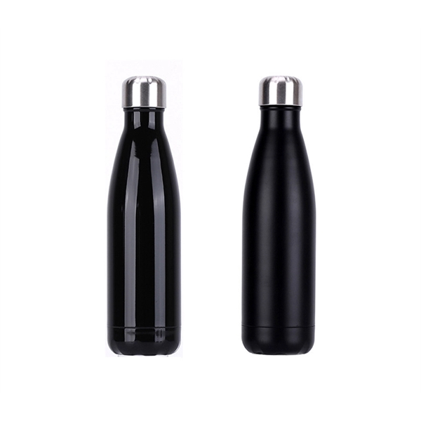 Cola-style double wall stainless steel water bottle, 17 oz. plus free... from ASI 37218 Athena Promo (tm)