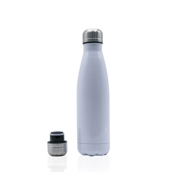 Cola-style double wall stainless steel water bottle, 17 oz. plus free... from ASI 37218 Athena Promo (tm)