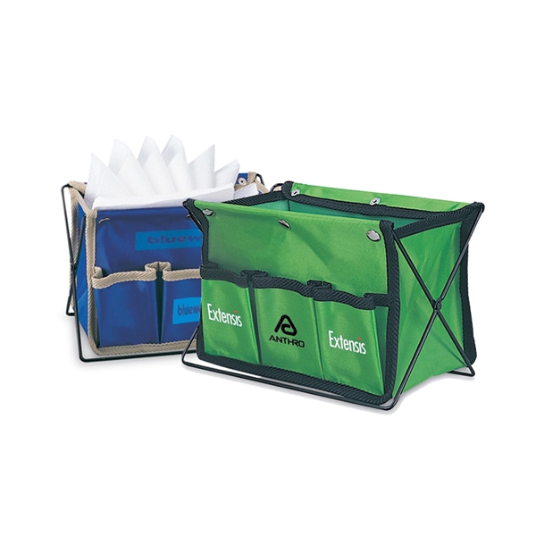 420 Denier nylon desktop organizer with three small front pockets.... from ASI 41511 Brainchild USA Inc / BrainChild Gift Club