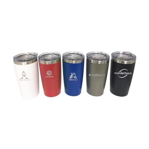 20 oz. double wall stainless steel tumbler with free 1 color... from ASI 37218 Athena Promo (tm)