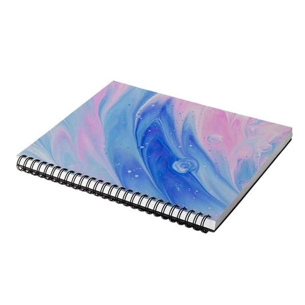 Softcover notebook with spiral binding plus full color imprint option... from ASI 37218 Athena Promo (tm)
