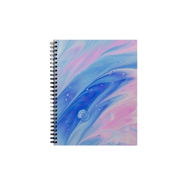 Softcover notebook with spiral binding plus full color imprint option... from ASI 37218 Athena Promo (tm)