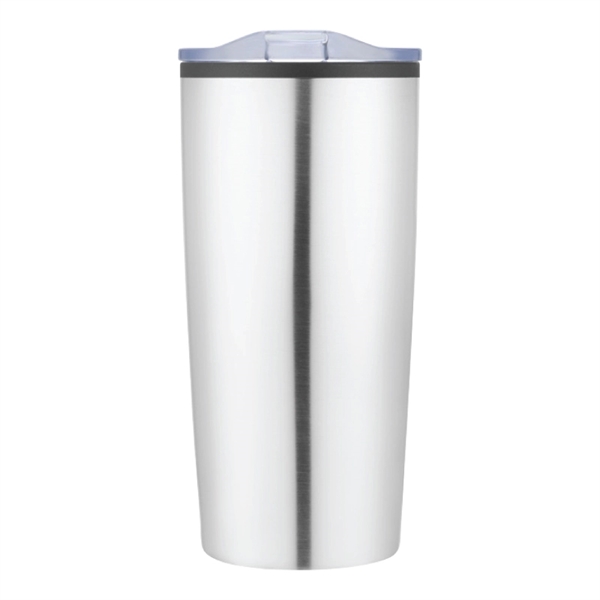 20-oz. double walled stainless steel and polypropylene tumbler with clear slide... from ASI 57655 STOPNGO Line