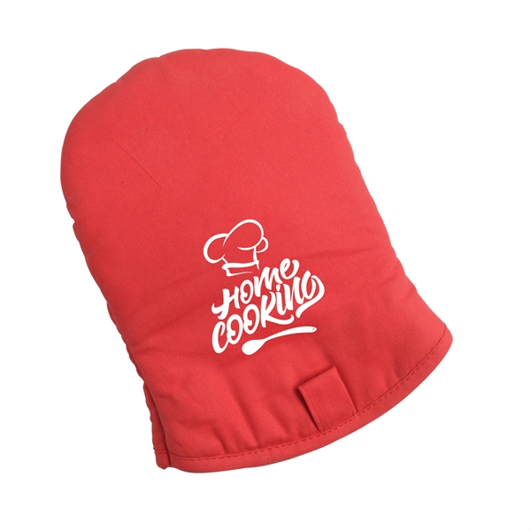 Oven mitt made of post-consumer recycled PET material with heat-resistant neoprene... from ASI 52840 Evans Manufacturing