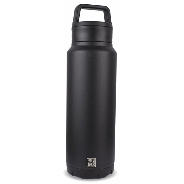 BruTrek® BruTrekker® Stainless Steel Travel Bottler features double wall insulated technology... from ASI 72657 Active Life Promo / Active Life Ingrain