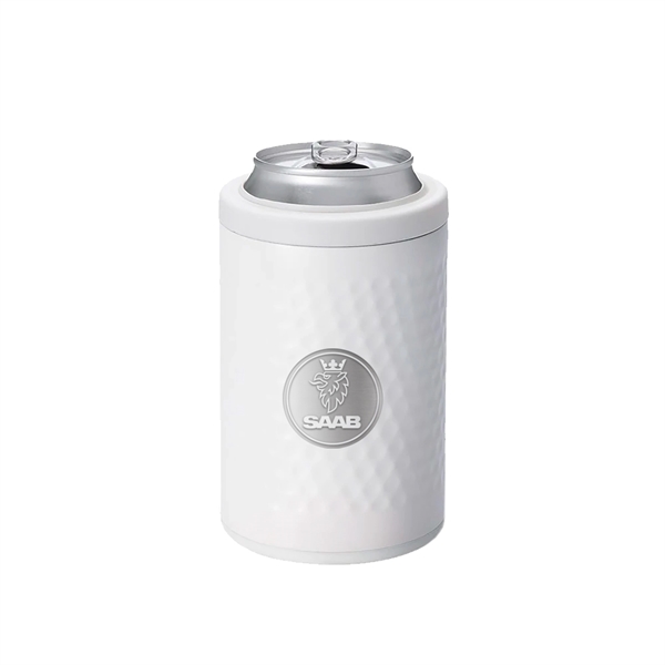 3.1" x 3.1" x 4.75" insulated stainless steel 12-ounce can cooler... from ASI 61005 Hirsch Gift Inc