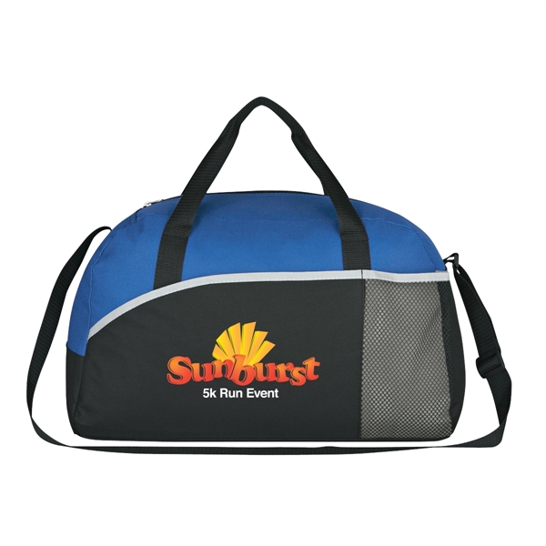 Polyester duffel bag with large zippered compartment.... from ASI 61125 Hit Promotional Products / Hit®