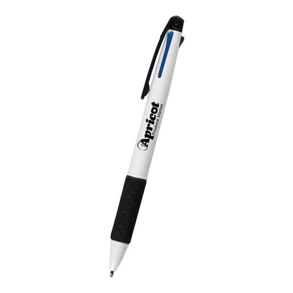 3 in 1 pen has three ink colors and a rubber... from ASI 61125 Hit Promotional Products / Hit®