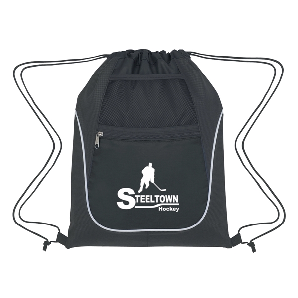 Sports pack made of 210 denier polyester and 80 gram non-woven.... from ASI 61125 Hit Promotional Products / Hit®