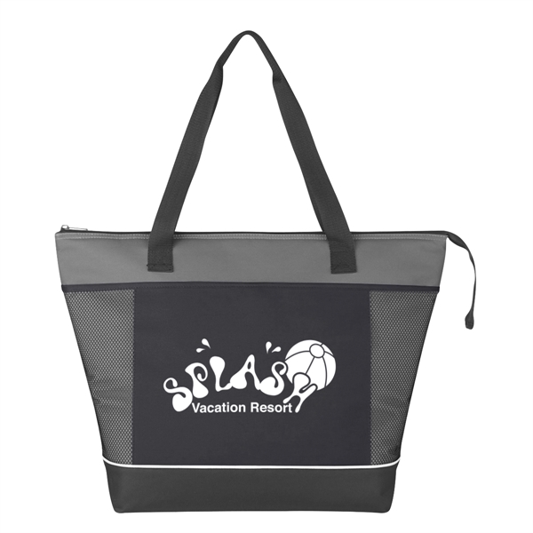 Mega Shopping Kooler Tote Bag. Made Of 600D Polyester.  PEVA... from ASI 61125 Hit Promotional Products / Hit®