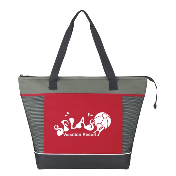Mega Shopping Kooler Tote Bag. Made Of 600D Polyester.  PEVA... from ASI 61125 Hit Promotional Products / Hit®