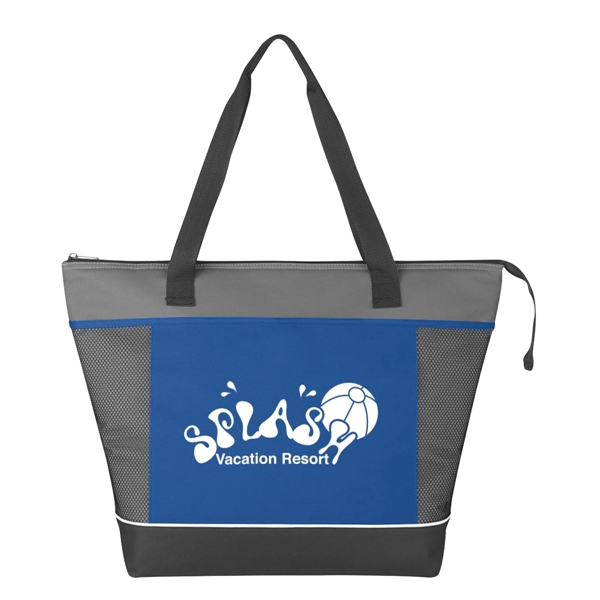 Mega Shopping Kooler Tote Bag. Made Of 600D Polyester.  PEVA... from ASI 61125 Hit Promotional Products / Hit®