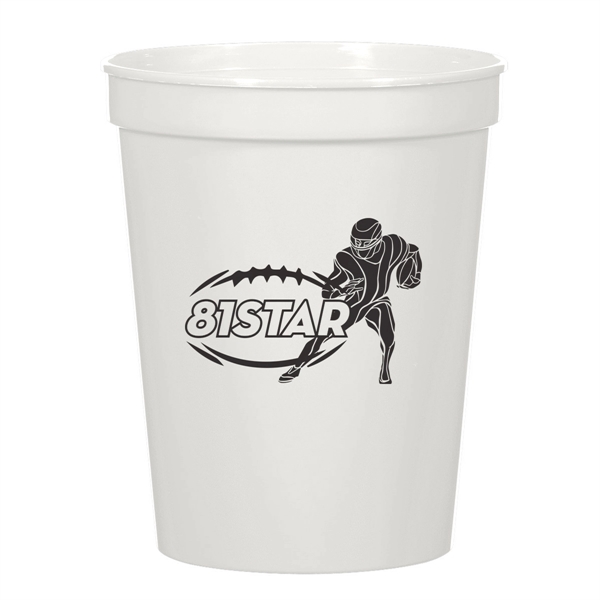 16 Oz. Big Game Stadium Cup. Made With Up To 25%... from ASI 61125 Hit Promotional Products / Hit®