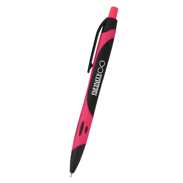Sleek Write Two-Tone Rubberized Pen.... from ASI 61125 Hit Promotional Products / Hit®
