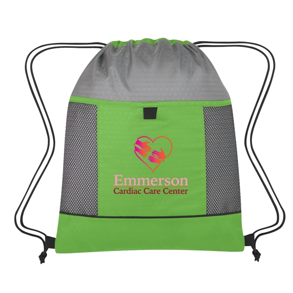 Honeycomb Ripstop Drawstring Bag.  Made of 420 Denier Ripstop. ... from ASI 61125 Hit Promotional Products / Hit®