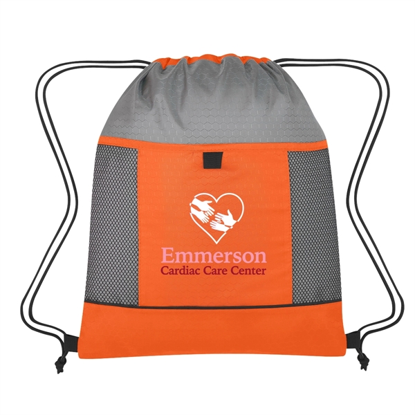 Honeycomb Ripstop Drawstring Bag.  Made of 420 Denier Ripstop. ... from ASI 61125 Hit Promotional Products / Hit®