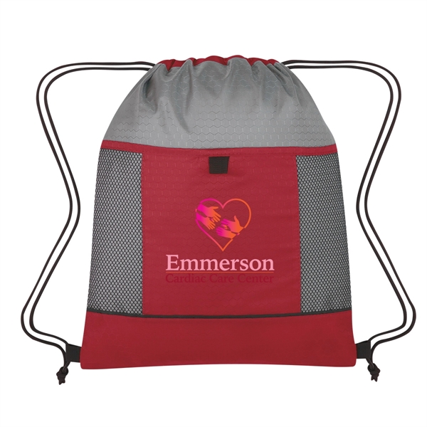 Honeycomb Ripstop Drawstring Bag.  Made of 420 Denier Ripstop. ... from ASI 61125 Hit Promotional Products / Hit®