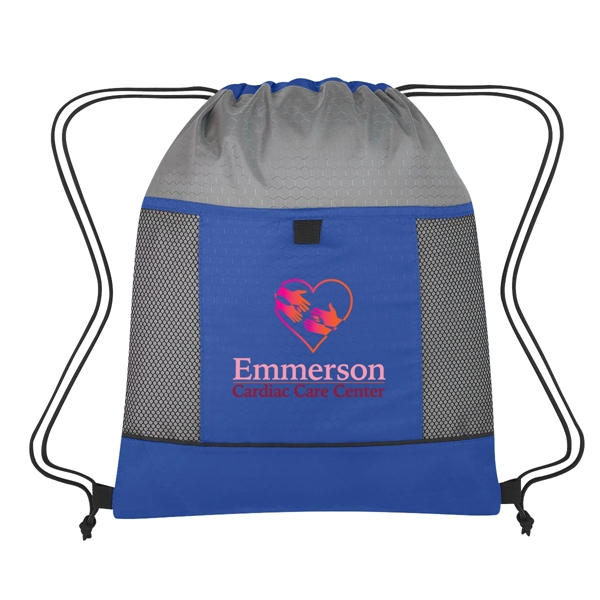 Honeycomb Ripstop Drawstring Bag.  Made of 420 Denier Ripstop. ... from ASI 61125 Hit Promotional Products / Hit®