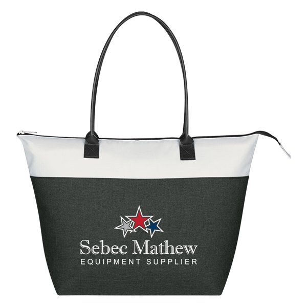 Regatta Tote Bag.  Made of Polycanvas.  Top Zippered Closure.... from ASI 61125 Hit Promotional Products / Hit®