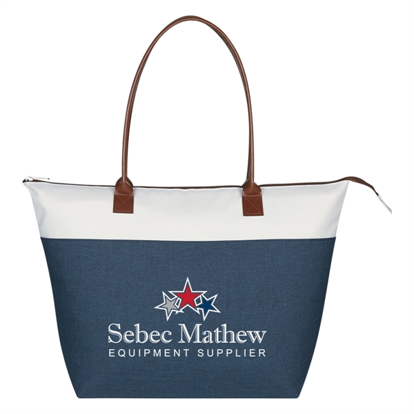 Regatta Tote Bag.  Made of Polycanvas.  Top Zippered Closure.... from ASI 61125 Hit Promotional Products / Hit®