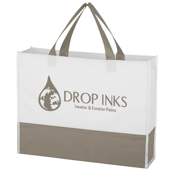 Non-Woven Prism Tote Bag Made Of 70 Gram Non-Woven, Coated Water-Resistant... from ASI 61125 Hit Promotional Products / Hit®