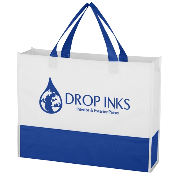 Non-Woven Prism Tote Bag Made Of 70 Gram Non-Woven, Coated Water-Resistant... from ASI 61125 Hit Promotional Products / Hit®