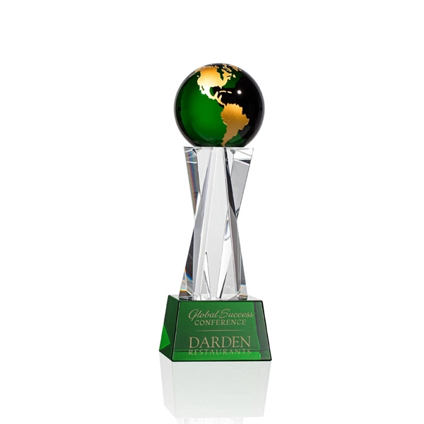 Havant Globe Award - Green/Gold... from ASI 84592 St Regis Group / St Regis