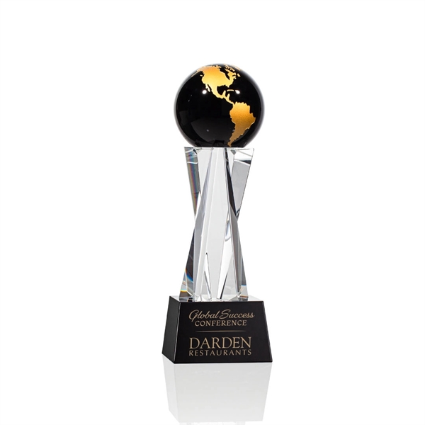 Havant Globe Award - Black/Gold... from ASI 84592 St Regis Group / St Regis