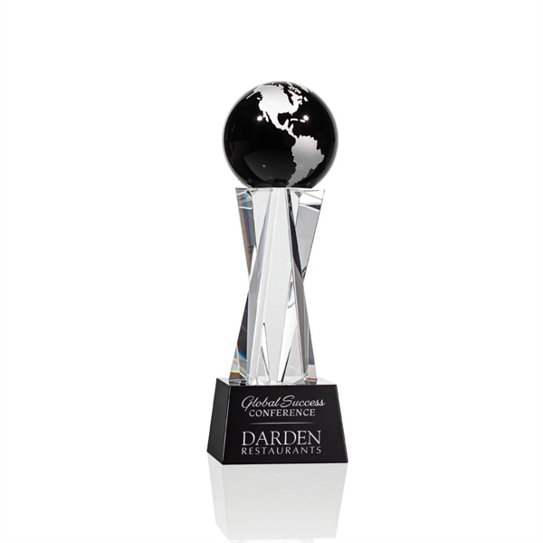 Havant Globe Award - Black/Silver... from ASI 84592 St Regis Group / St Regis