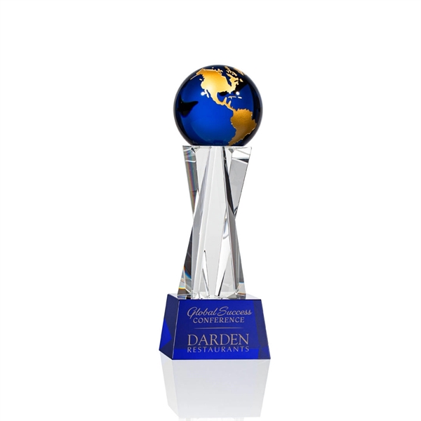 Havant Globe Award - Blue/Gold... from ASI 84592 St Regis Group / St Regis