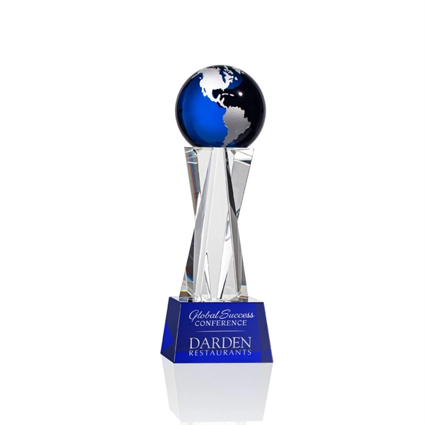 Havant Globe Award - Blue/Silver... from ASI 84592 St Regis Group / St Regis