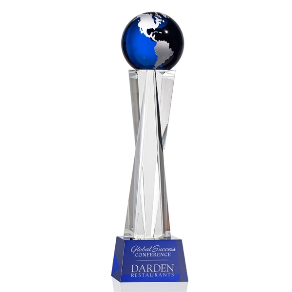Havant Globe Award - Blue/Silver... from ASI 84592 St Regis Group / St Regis