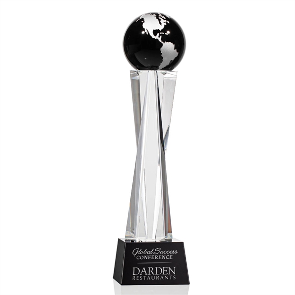 Havant Globe Award - Black/Silver... from ASI 84592 St Regis Group / St Regis