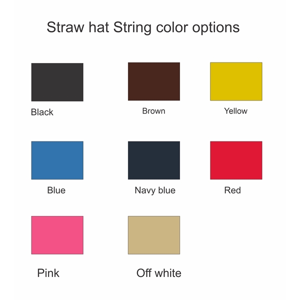 Custom Lifeguard Straw Hat with full color Patch and Custom graphic... from ASI 72657 Active Life Promo / Apres Ski Active Life Promo