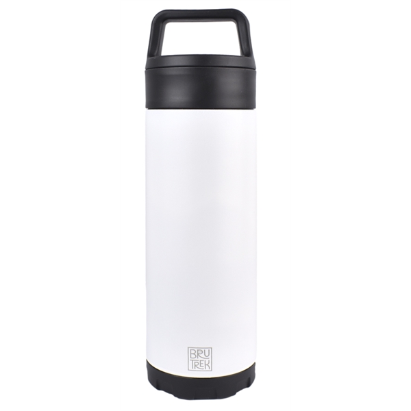BruTrek® BruTrekker® Stainless Steel Travel Bottler features double wall insulated technology... from ASI 72657 Active Life Promo / Active Life Ingrain