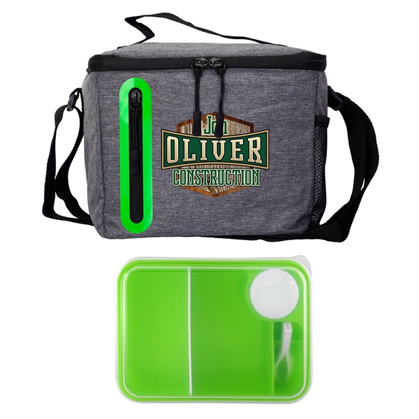 On The Go Oval Cooler Lunch Set... from ASI 30208 A P Specialties / AP Specialties