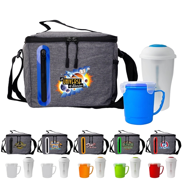 Soup & Salad Oval Cooler Lunch Set... from ASI 30208 A P Specialties / AP Specialties