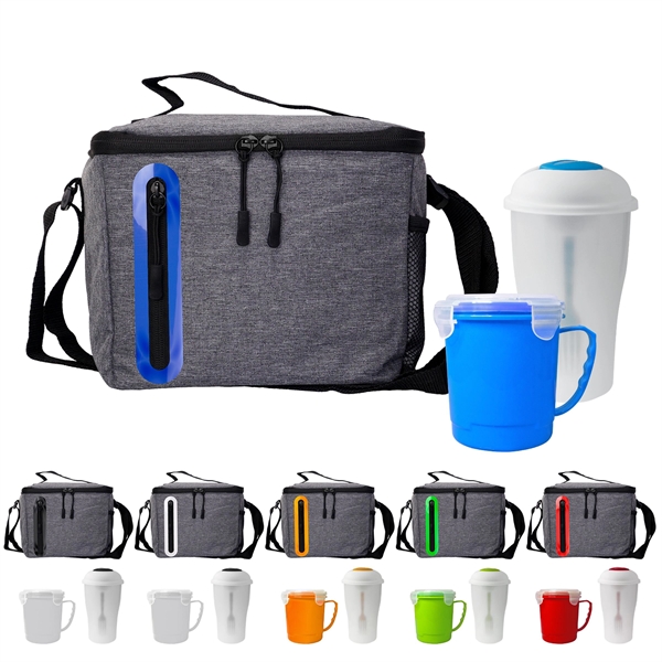 Soup & Salad Oval Cooler Lunch Set... from ASI 30208 A P Specialties / AP Specialties