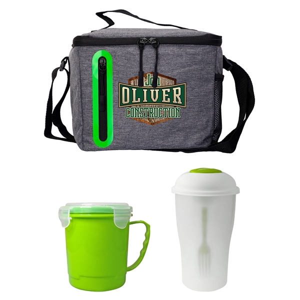 Soup & Salad Oval Cooler Lunch Set... from ASI 30208 A P Specialties / AP Specialties