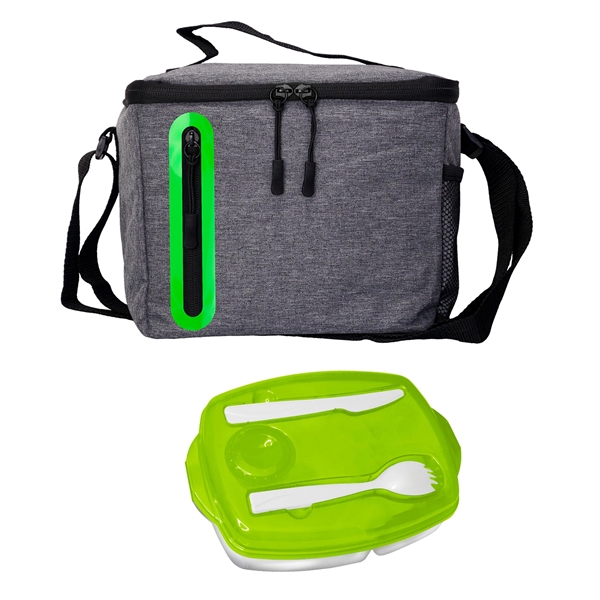 Locking Lid Oval Cooler Lunch Set... from ASI 30208 A P Specialties / AP Specialties