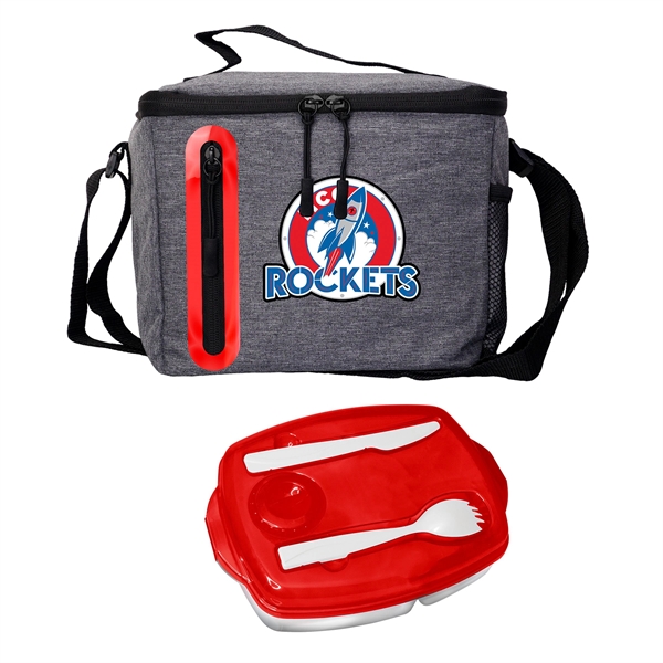 Locking Lid Oval Cooler Lunch Set... from ASI 30208 A P Specialties / AP Specialties