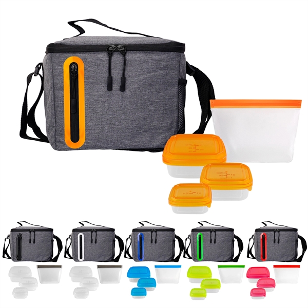 Portion Control & Food Bag Oval Cooler Lunch Set... from ASI 30208 A P Specialties / AP Specialties