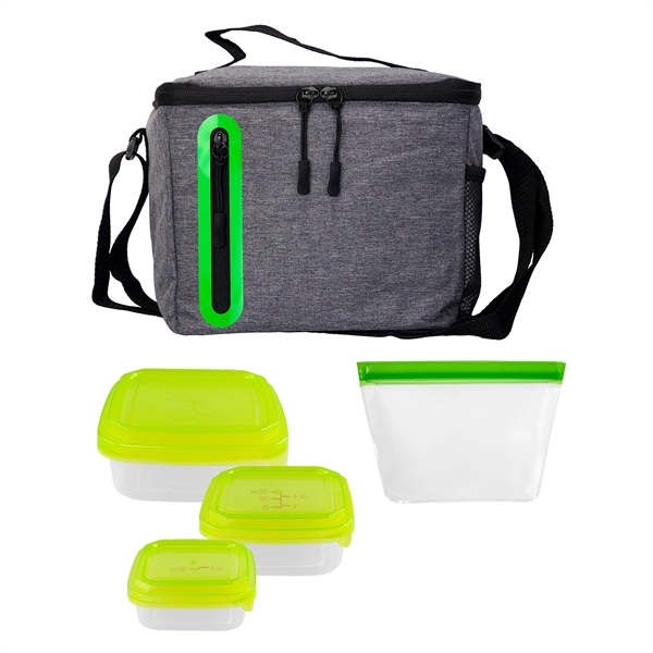 Portion Control & Food Bag Oval Cooler Lunch Set... from ASI 30208 A P Specialties / AP Specialties