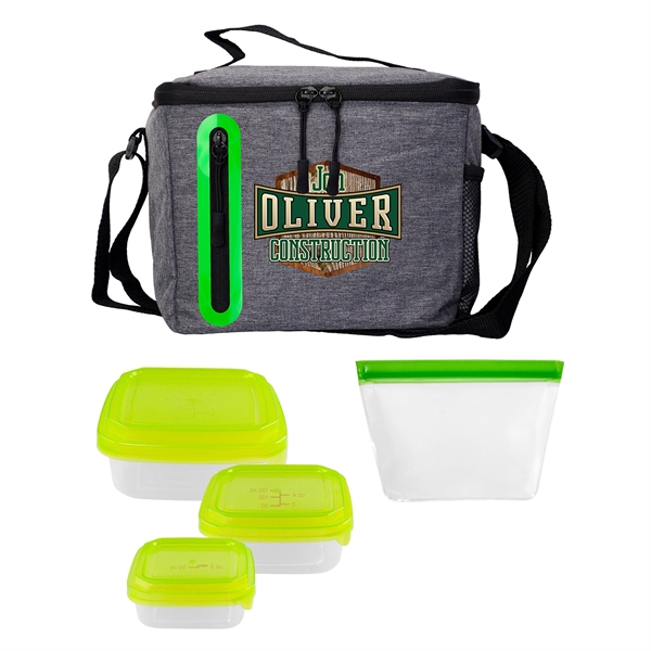 Portion Control & Food Bag Oval Cooler Lunch Set... from ASI 30208 A P Specialties / AP Specialties