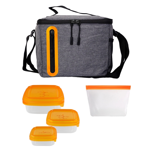 Portion Control & Food Bag Oval Cooler Lunch Set... from ASI 30208 A P Specialties / AP Specialties