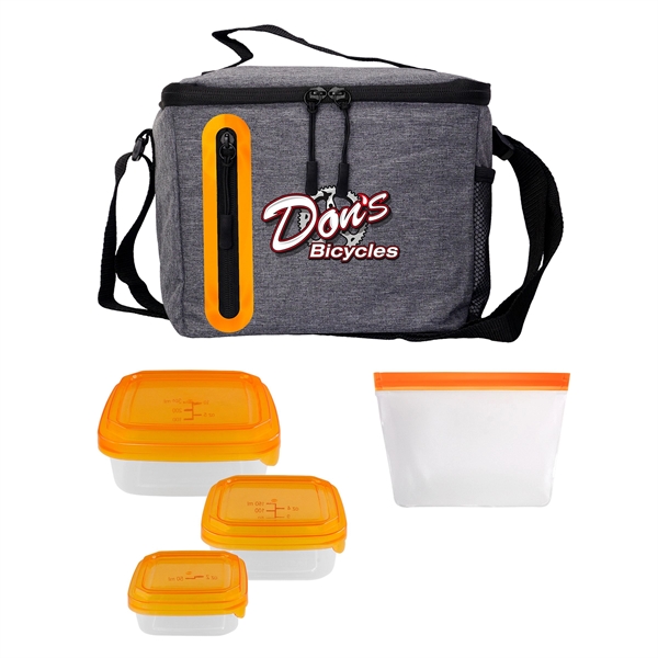 Portion Control & Food Bag Oval Cooler Lunch Set... from ASI 30208 A P Specialties / AP Specialties